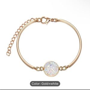 BNWT Adjustable Crystal Bangle Bracelet